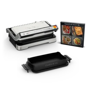 Tefal OptiGrill 4-en-1 XL GC784D10 – Intelligenter Elektrogrill mit 12 Automatikprogrammen