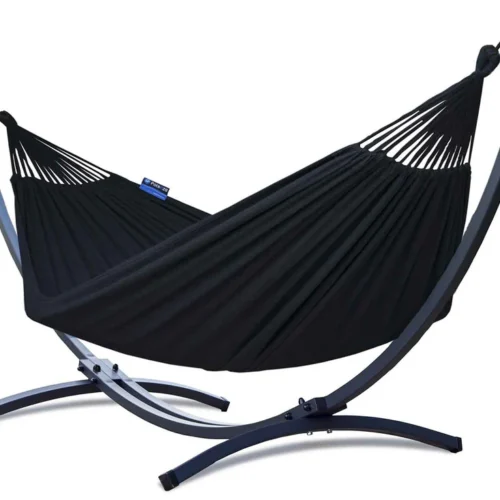 Hängematte mit Gestell für 2 Personen – Wetterfest | Premium Roma – Potenza