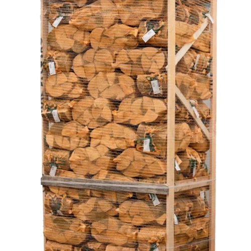 Palette gepresstes Laubholz – 40 cm – 1,2 Tonne