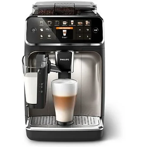 Philips LatteGo Series 5400 EP5447/90 – Schwarz/Inox