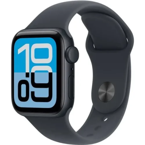 Apple Watch SE 3 GPS – 40mm – Gehäuse Midnight Aluminium – Armband Midnight Sport Band – S/M